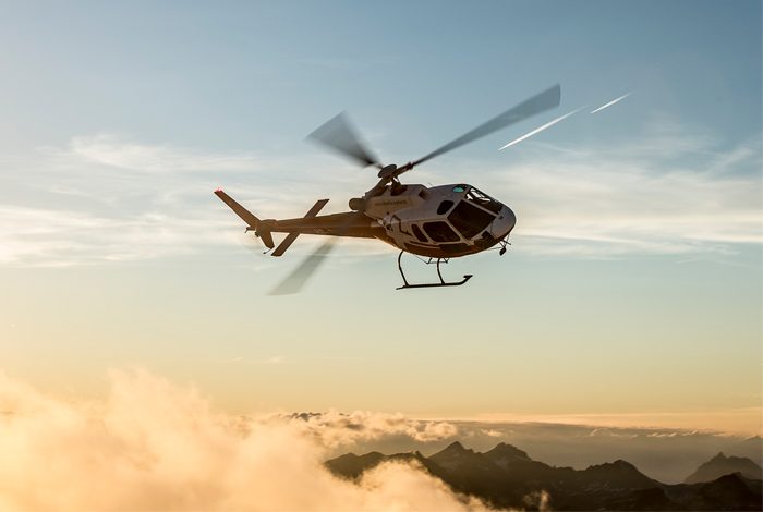 Neue Website der Swiss Helicopter AG mit einem neuen Online Shop für Helikopter Rundflüge und Transportflüge.